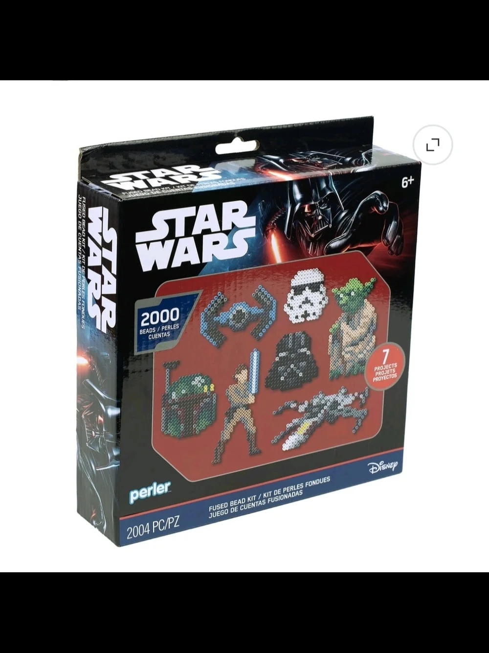 Star Wars Fused Bead Kit - Multicolor New In Box